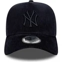 bone-trucker-azul-marinho-com-logo-azul-marinho-a-frame-tonal-cord-da-new-york-yankees-mlb-da-new-era