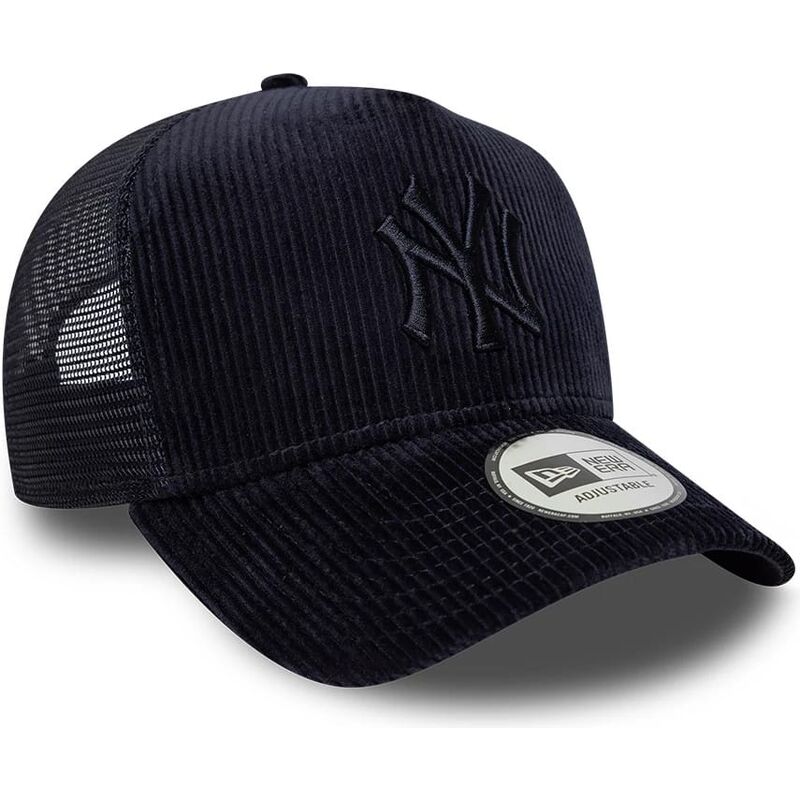 bone-trucker-azul-marinho-com-logo-azul-marinho-a-frame-tonal-cord-da-new-york-yankees-mlb-da-new-era