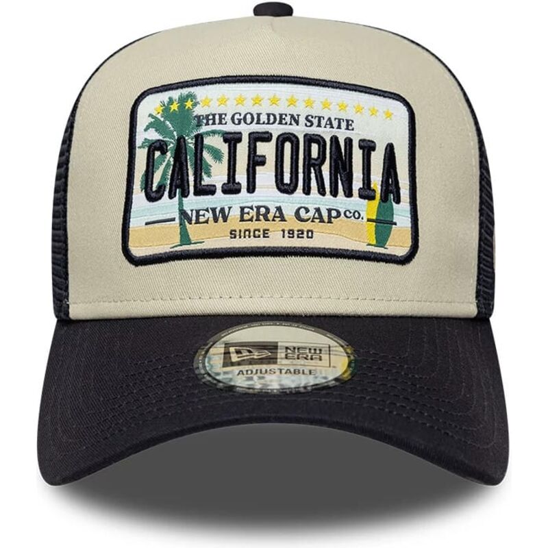 bone-trucker-bege-e-azul-marinho-a-frame-license-plate-da-california-da-new-era
