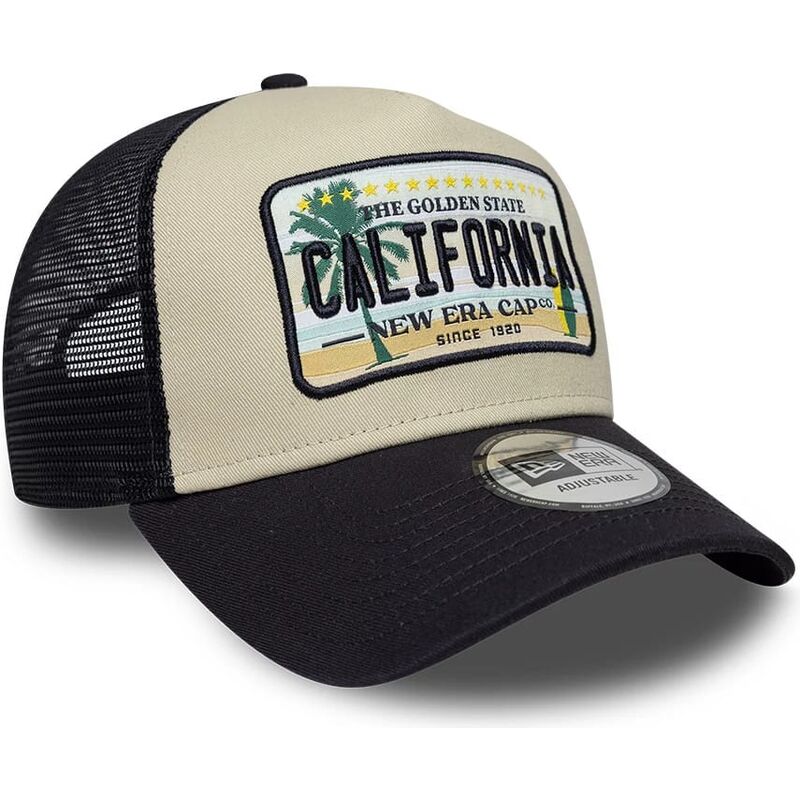 bone-trucker-bege-e-azul-marinho-a-frame-license-plate-da-california-da-new-era