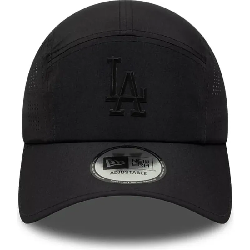 bone-trucker-preto-com-logo-preto-runner-tech-midi-da-los-angeles-dodgers-mlb-da-new-era