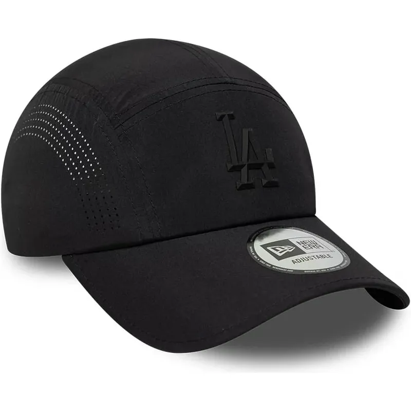 bone-trucker-preto-com-logo-preto-runner-tech-midi-da-los-angeles-dodgers-mlb-da-new-era