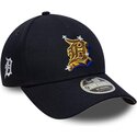 bone-curvo-azul-marinho-snapback-9forty-m-crown-a-frame-emblem-da-detroit-tigers-mlb-da-new-era