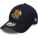 bone-curvo-azul-marinho-snapback-9forty-m-crown-a-frame-emblem-da-new-york-yankees-mlb-da-new-era