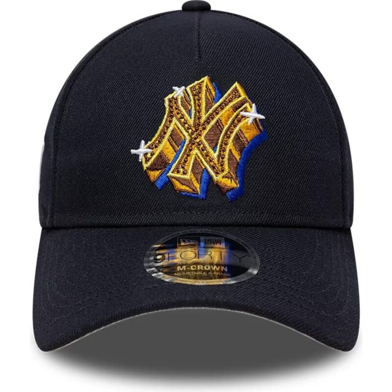 bone-curvo-azul-marinho-snapback-9forty-m-crown-a-frame-emblem-da-new-york-yankees-mlb-da-new-era