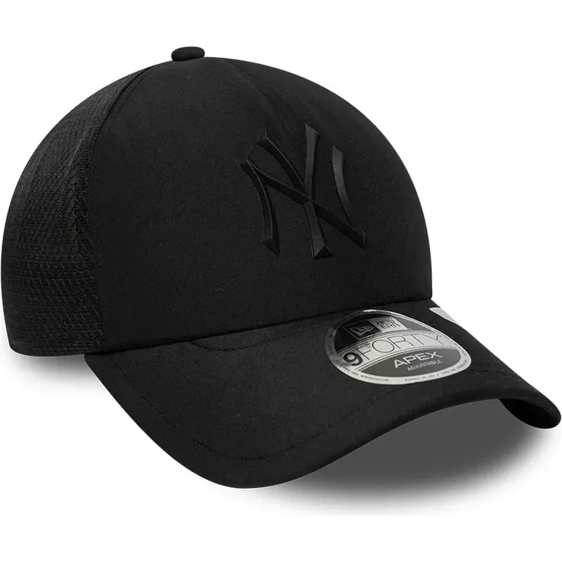 bone-trucker-preto-com-logo-preto-9forty-apex-sporty-da-new-york-yankees-mlb-da-new-era