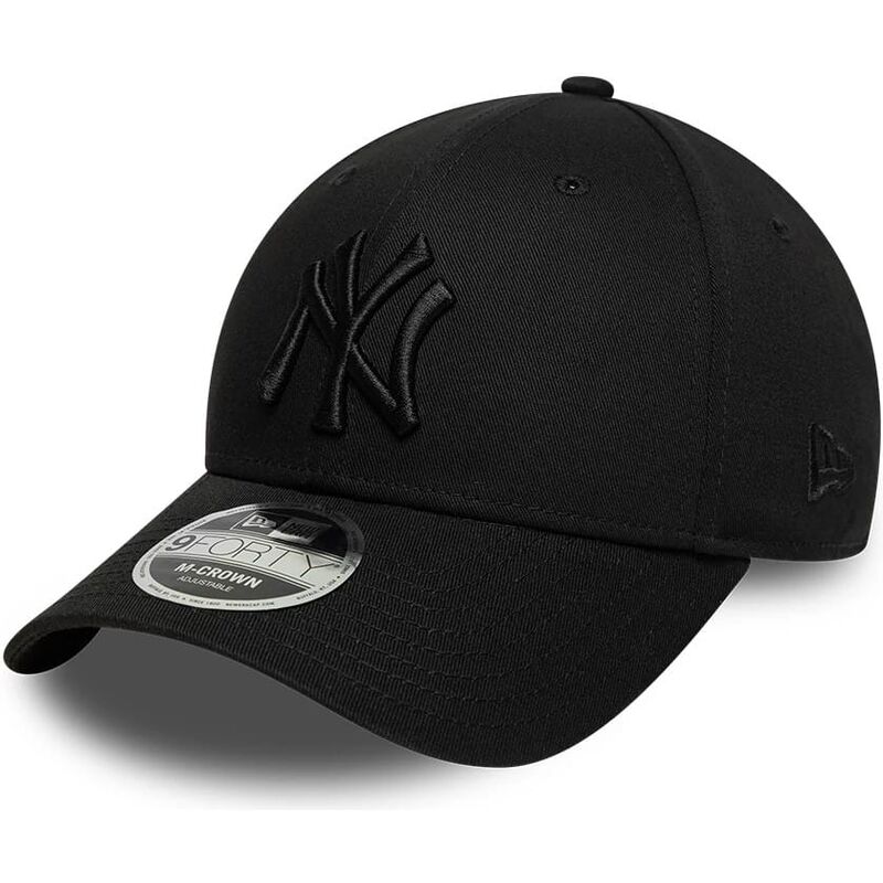 bone-curvo-preto-snapback-com-logo-preto-9forty-m-crown-da-new-york-yankees-mlb-da-new-era bone-curvo-preto-snapback-com-logo-preto-9forty-m-crown-da-new-york-yankees-mlb-da-new-era