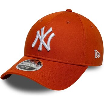 Boné curvo laranja snapback 9FORTY M-Crown da New York Yankees MLB da New Era