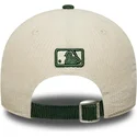 bone-curvo-bege-e-verde-snapback-com-logo-verde-9forty-m-crown-cord-da-los-angeles-dodgers-mlb-da-new-era