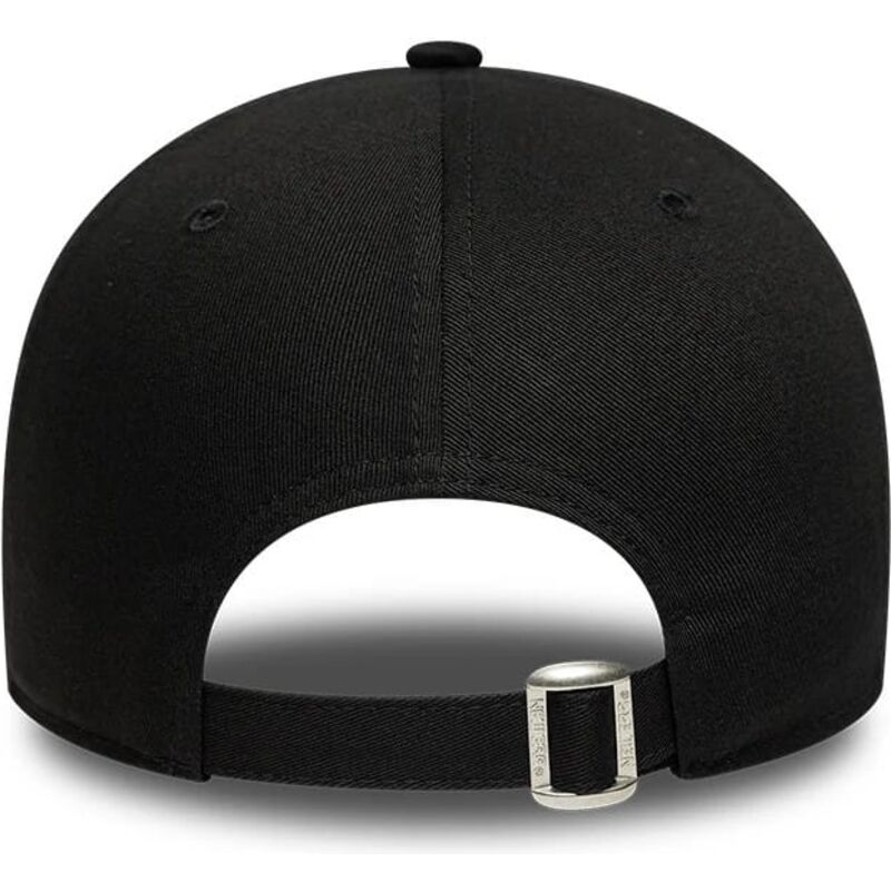 bone-curvo-preto-ajustavel-9forty-metallic-outline-da-los-angeles-dodgers-mlb-da-new-era