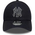bone-curvo-azul-marinho-ajustavel-9forty-metallic-outline-da-new-york-yankees-mlb-da-new-era