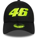 bone-curvo-preto-ajustavel-9forty-wordmark-da-valentino-rossi-vr46-motogp-da-new-era