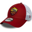 bone-trucker-vermelho-e-branco-ajustavel-9forty-league-da-associazione-sportiva-roma-serie-a-da-new-era