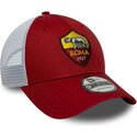 bone-trucker-vermelho-e-branco-ajustavel-9forty-league-da-associazione-sportiva-roma-serie-a-da-new-era