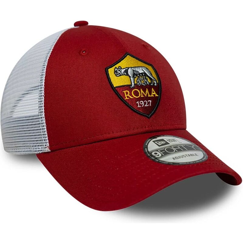 bone-trucker-vermelho-e-branco-ajustavel-9forty-league-da-associazione-sportiva-roma-serie-a-da-new-era