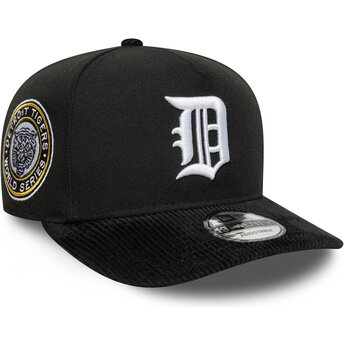 Boné curvo preto snapback 19TWENTY Cooperstown Cord da Detroit Tigers MLB da New Era