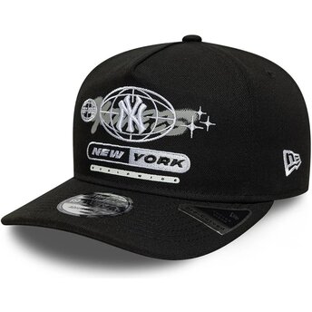 Boné curvo preto snapback 19TWENTY Graphic da New York Yankees MLB da New Era