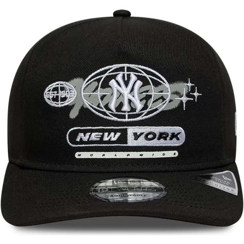 bone-curvo-preto-snapback-19twenty-graphic-da-new-york-yankees-mlb-da-new-era