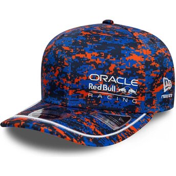 Boné curvo multicolor snapback 9SEVENTY Stretch Snap Digi Camo da Red Bull Racing Formula 1 da New Era