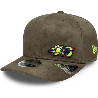 Boné curvo verde snapback 9SEVENTY Stretch Snap Flawless da Valentino Rossi VR46 MotoGP da New Era