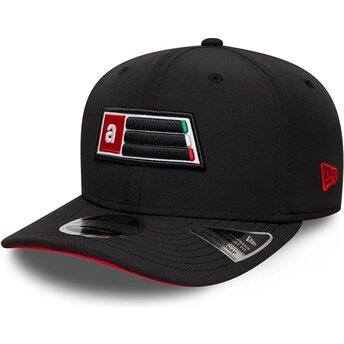 Boné curvo preto snapback 9SEVENTY Stretch Snap Patch Aprilia Piaggio da New Era