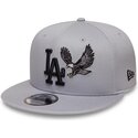 bone-plano-cinza-snapback-com-logo-preto-9fifty-outdoor-icon-da-los-angeles-dodgers-mlb-da-new-era