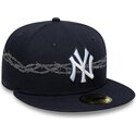 bone-plano-azul-marinho-justo-59fifty-icon-da-new-york-yankees-mlb-da-new-era