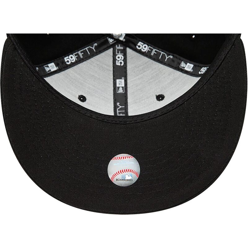 bone-plano-preto-justo-com-logo-preto-59fifty-da-chicago-white-sox-mlb-da-new-era