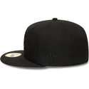 bone-plano-preto-justo-com-logo-preto-59fifty-da-atlanta-braves-mlb-da-new-era
