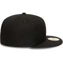bone-plano-preto-justo-com-logo-preto-59fifty-da-atlanta-braves-mlb-da-new-era