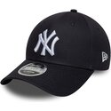 bone-curvo-azul-marinho-snapback-9forty-m-crown-side-script-da-new-york-yankees-mlb-da-new-era