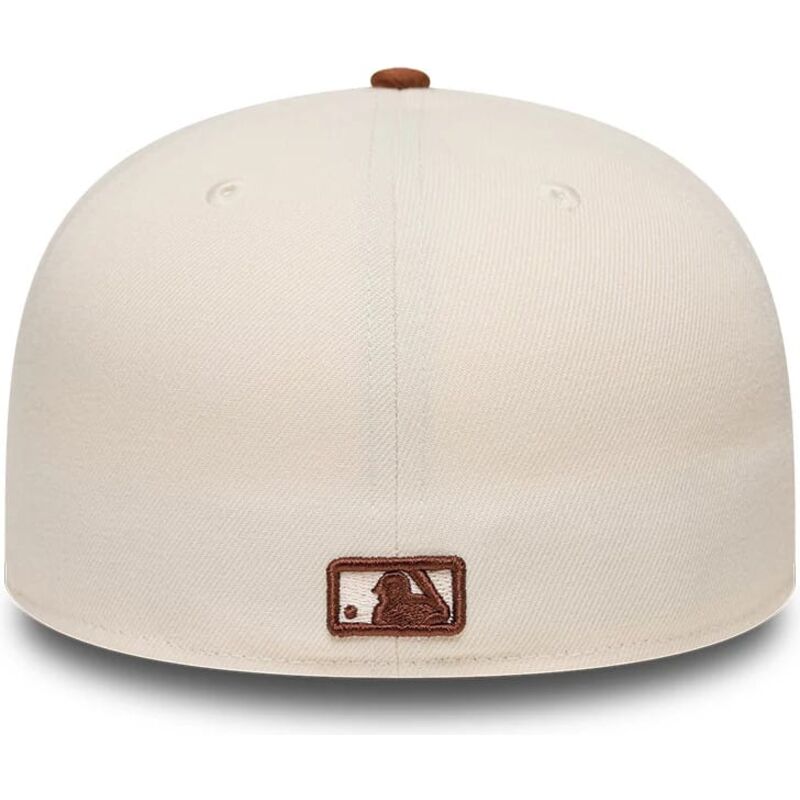 bone-plano-castanho-e-bege-justo-com-logo-castanho-59fifty-league-essential-da-new-york-yankees-mlb-da-new-era bone-plano-castanho-e-bege-justo-com-logo-castanho-59fifty-league-essential-da-new-york-yankees-mlb-da-new-era