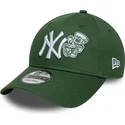 bone-curvo-verde-ajustavel-9forty-food-icon-da-new-york-yankees-mlb-da-new-era