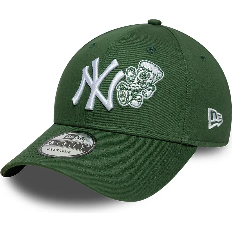 bone-curvo-verde-ajustavel-9forty-food-icon-da-new-york-yankees-mlb-da-new-era
