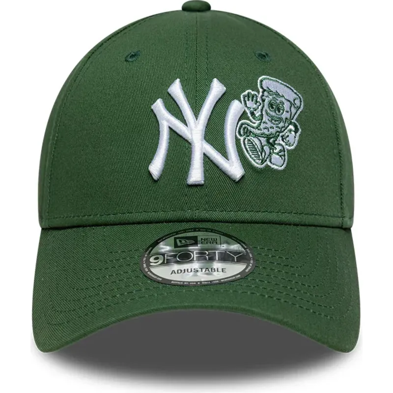 bone-curvo-verde-ajustavel-9forty-food-icon-da-new-york-yankees-mlb-da-new-era
