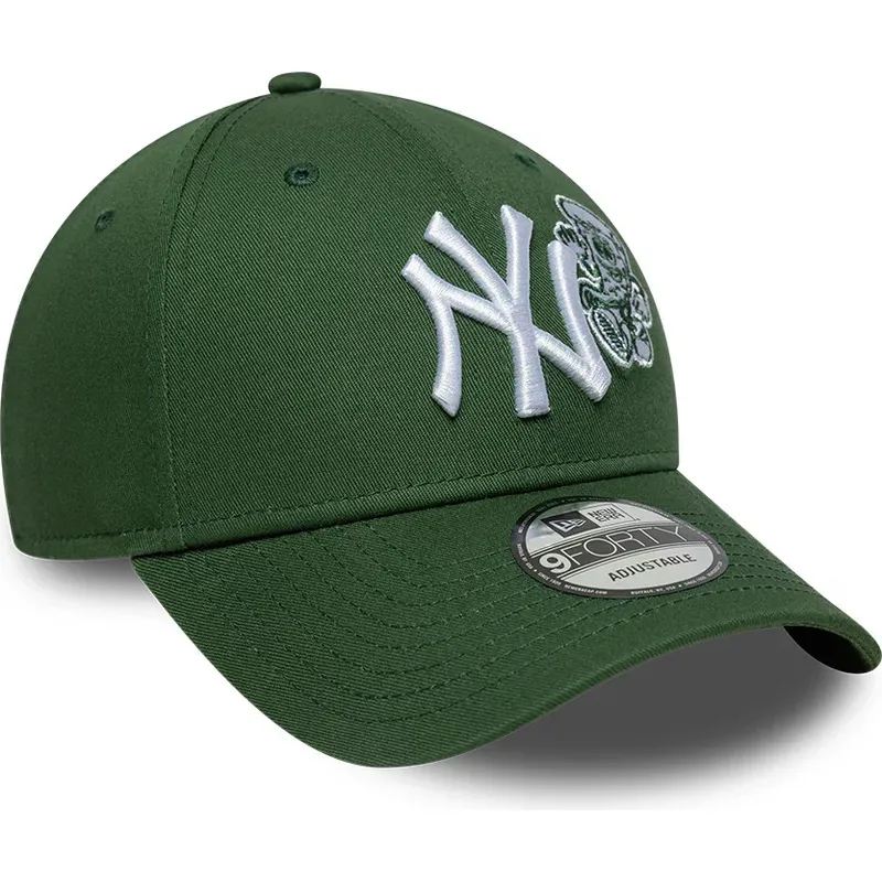 bone-curvo-verde-ajustavel-9forty-food-icon-da-new-york-yankees-mlb-da-new-era