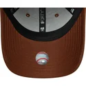 bone-curvo-castanho-ajustavel-para-mulheres-9forty-league-essential-midi-da-los-angeles-dodgers-mlb-da-new-era