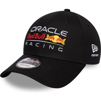 Boné curvo preto ajustável 9FORTY Core da Red Bull Racing Formula 1 da New Era