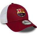 bone-trucker-vermelho-e-branco-ajustavel-9forty-league-da-fc-barcelona-laliga-da-new-era