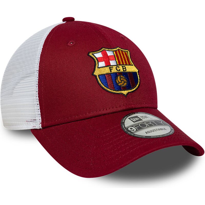 bone-trucker-vermelho-e-branco-ajustavel-9forty-league-da-fc-barcelona-laliga-da-new-era