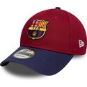 bone-curvo-vermelho-e-azul-marinho-ajustavel-9forty-contrast-da-fc-barcelona-laliga-da-new-era