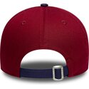 bone-curvo-vermelho-e-azul-marinho-ajustavel-9forty-contrast-da-fc-barcelona-laliga-da-new-era