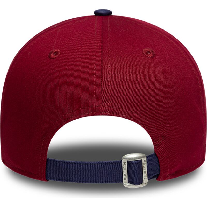 bone-curvo-vermelho-e-azul-marinho-ajustavel-9forty-contrast-da-fc-barcelona-laliga-da-new-era