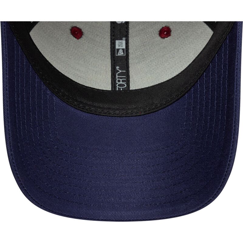 bone-curvo-vermelho-e-azul-marinho-ajustavel-9forty-contrast-da-fc-barcelona-laliga-da-new-era