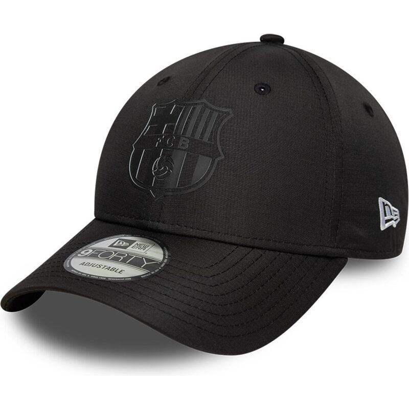 bone-curvo-preto-ajustavel-com-logo-preto-9forty-ripstop-da-fc-barcelona-laliga-da-new-era