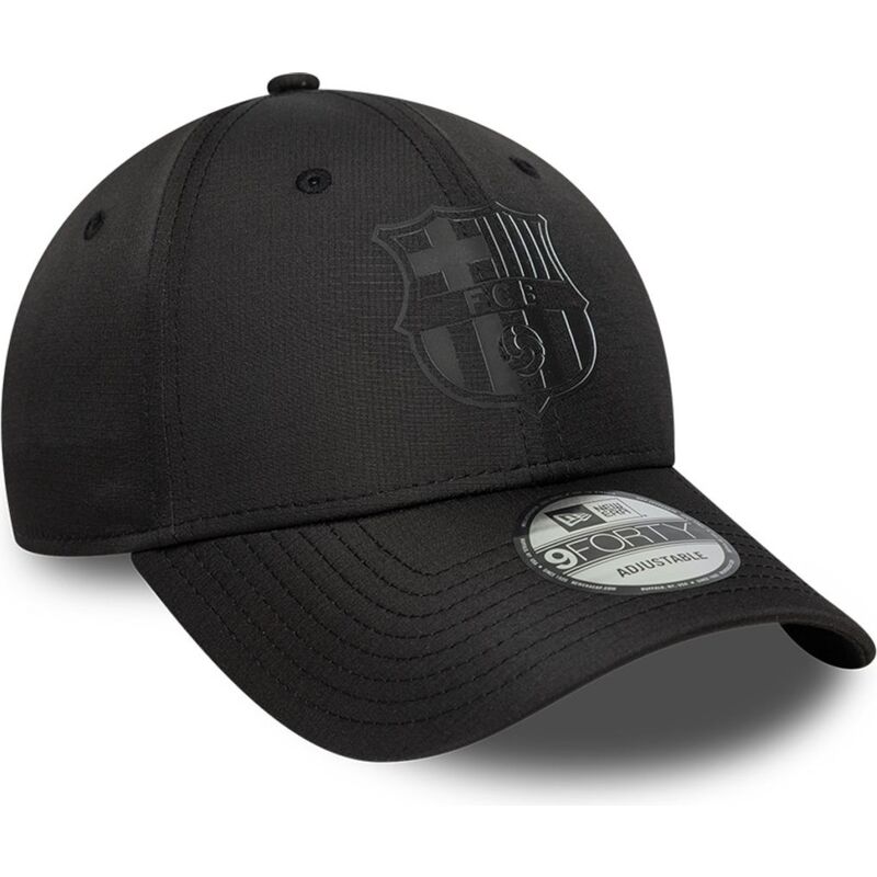 bone-curvo-preto-ajustavel-com-logo-preto-9forty-ripstop-da-fc-barcelona-laliga-da-new-era