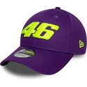 bone-curvo-violeta-ajustavel-9forty-wordmark-da-valentino-rossi-vr46-motogp-da-new-era