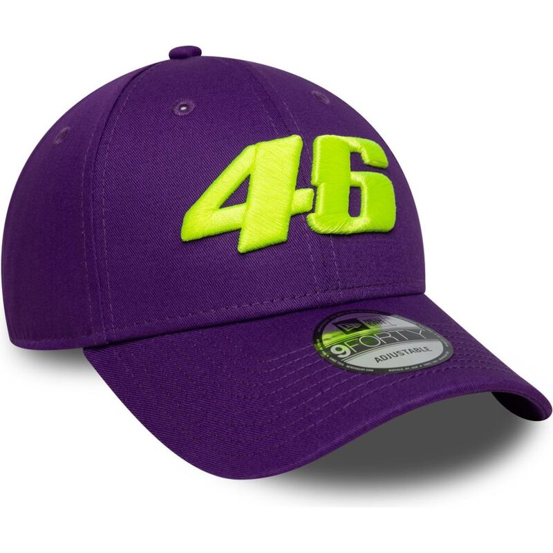 bone-curvo-violeta-ajustavel-9forty-wordmark-da-valentino-rossi-vr46-motogp-da-new-era