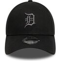 bone-curvo-preto-ajustavel-com-logo-cinza-9forty-league-essential-da-detroit-tigers-mlb-da-new-era