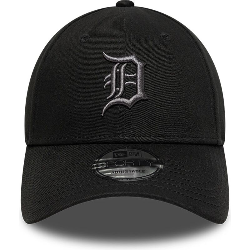 bone-curvo-preto-ajustavel-com-logo-cinza-9forty-league-essential-da-detroit-tigers-mlb-da-new-era bone-curvo-preto-ajustavel-com-logo-cinza-9forty-league-essential-da-detroit-tigers-mlb-da-new-era
